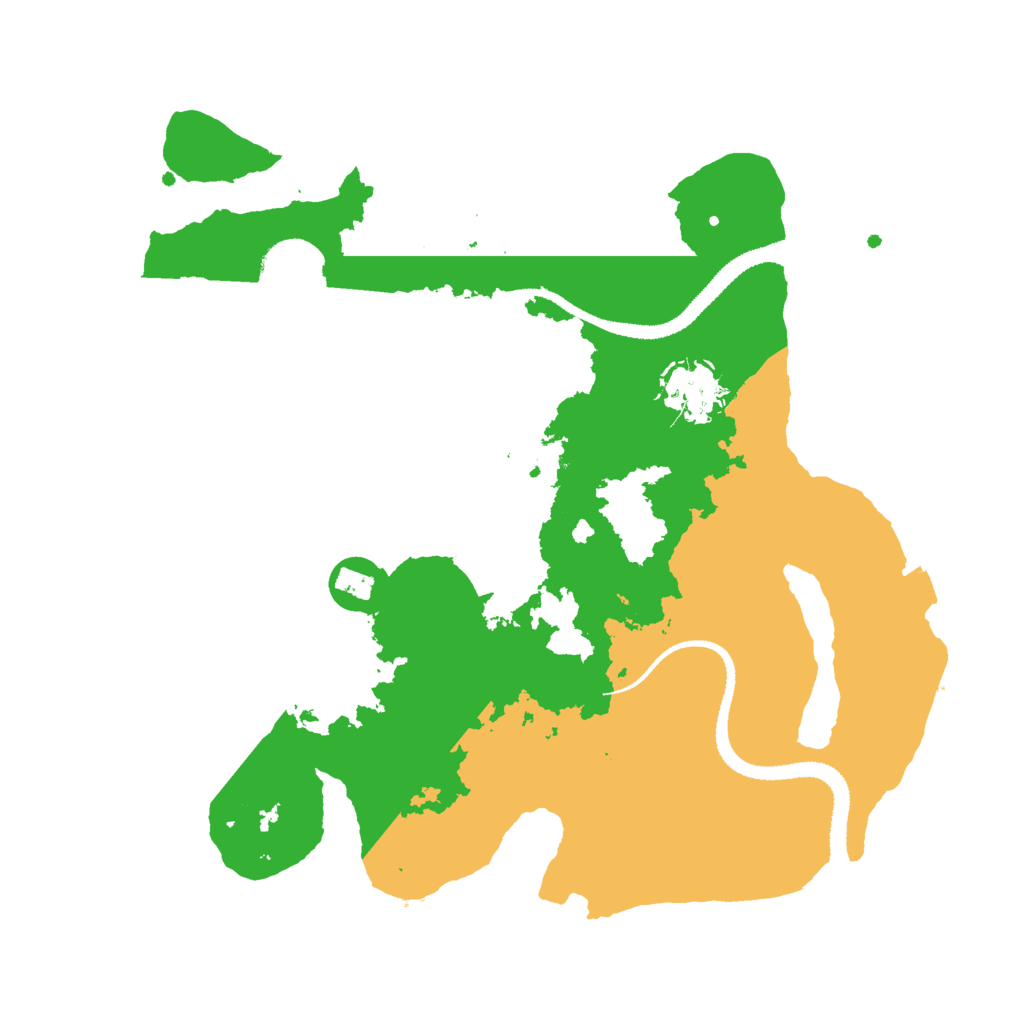 Biome Rust Map: Procedural Map, Size: 3000, Seed: 1134923434