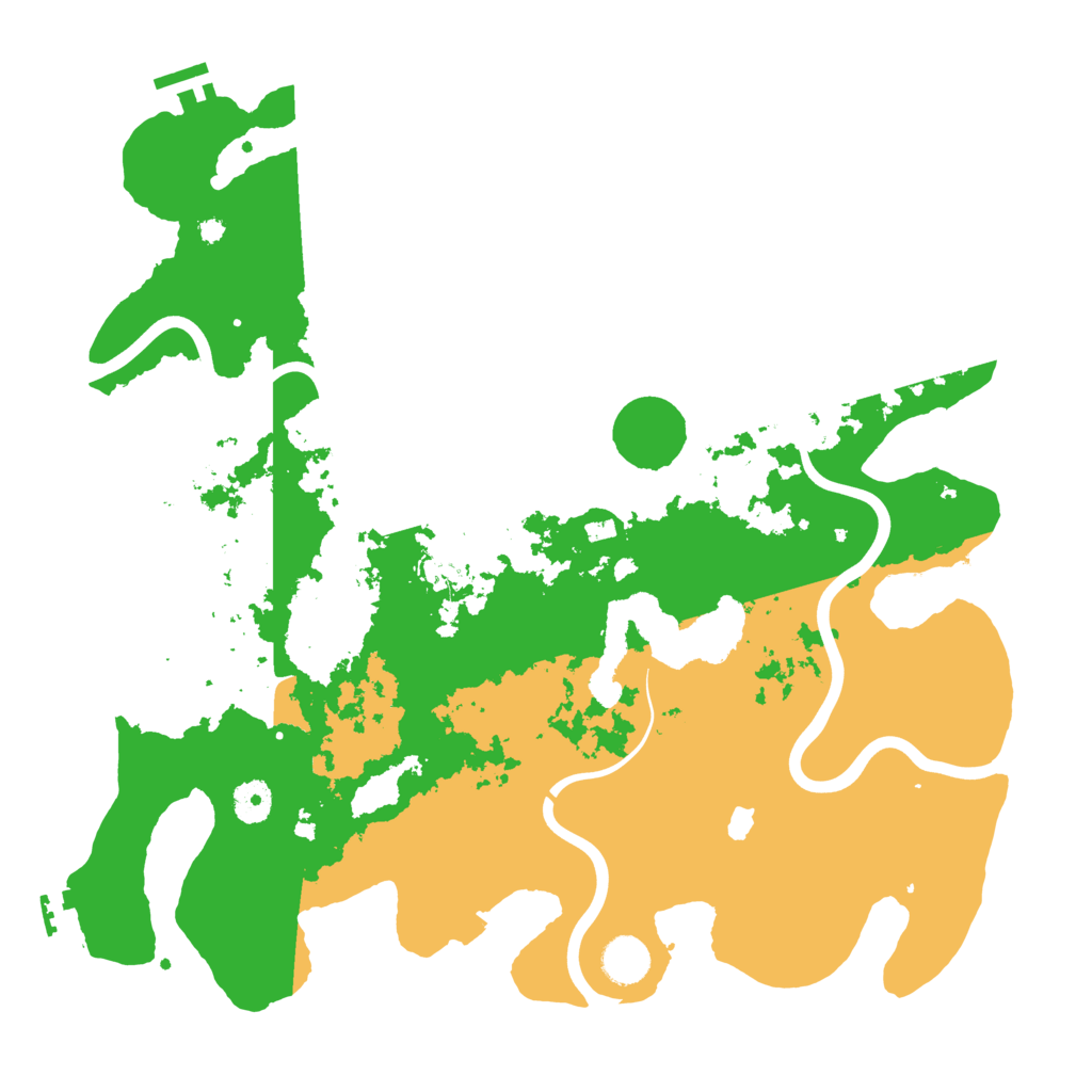 Biome Rust Map: Procedural Map, Size: 4000, Seed: 2007086292