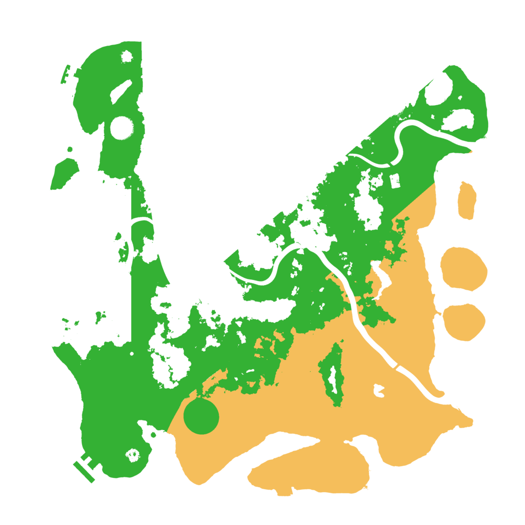 Biome Rust Map: Procedural Map, Size: 4000, Seed: 969305248