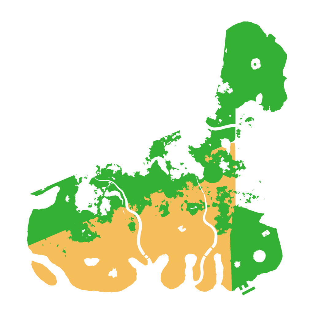 Biome Rust Map: Procedural Map, Size: 4500, Seed: 783004908