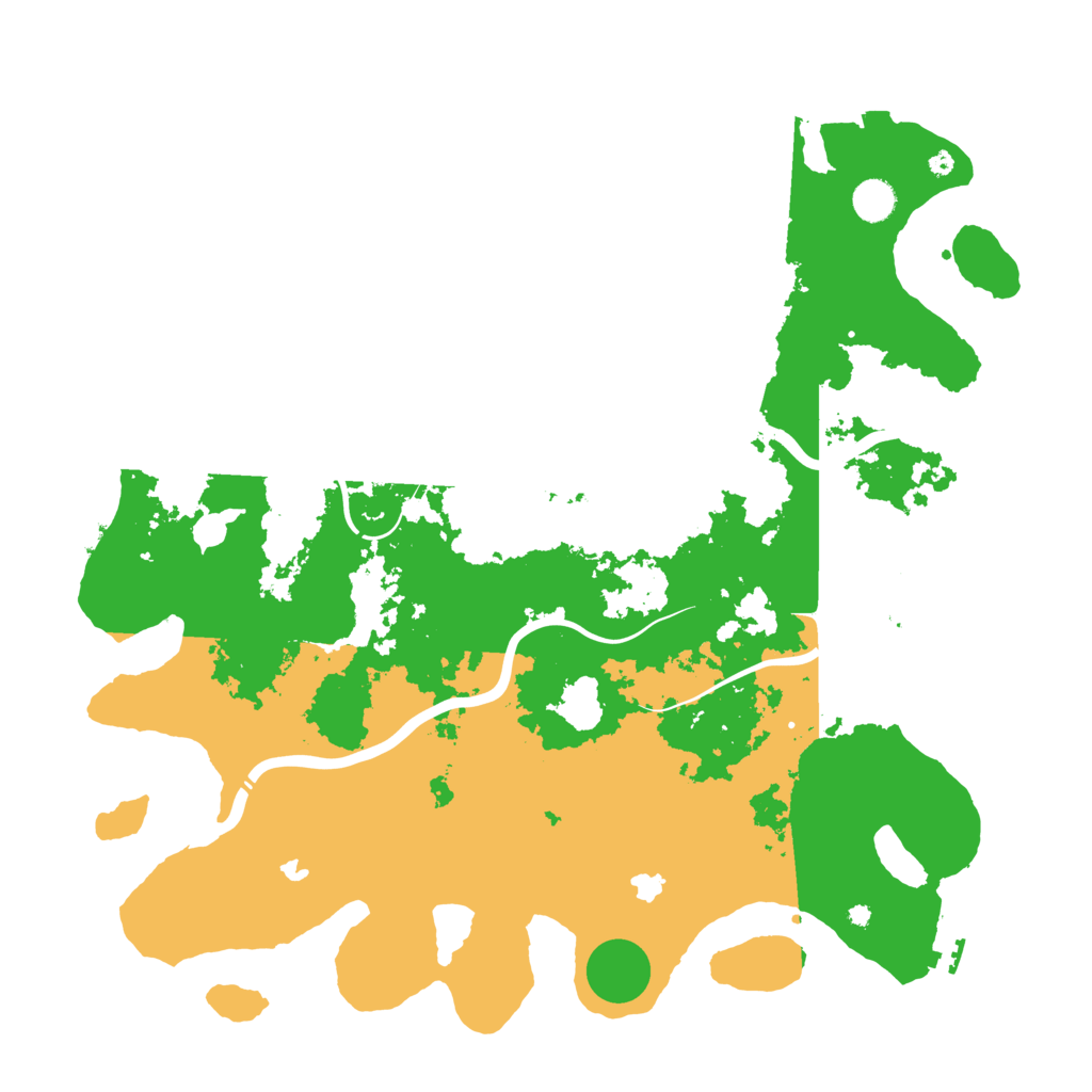 Biome Rust Map: Procedural Map, Size: 4500, Seed: 1822057900