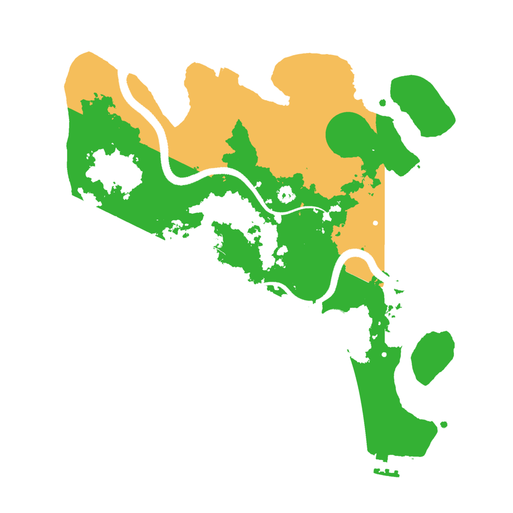 Biome Rust Map: Procedural Map, Size: 3000, Seed: 1294135558