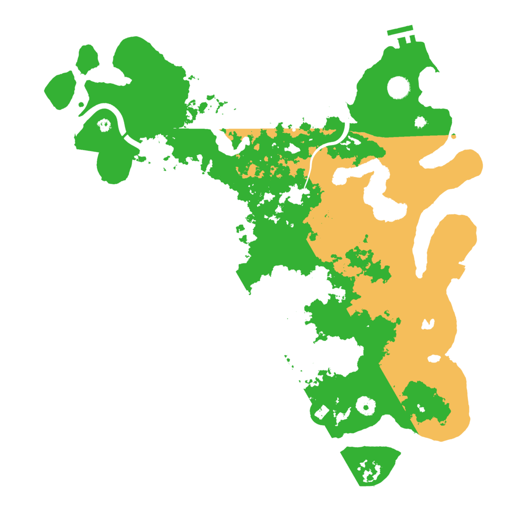 Biome Rust Map: Procedural Map, Size: 4000, Seed: 61548