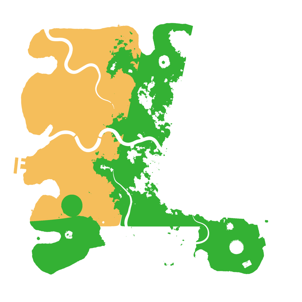 Biome Rust Map: Procedural Map, Size: 3800, Seed: 584178751
