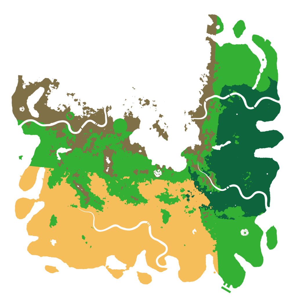 Biome Rust Map: Procedural Map, Size: 5800, Seed: 1812582738