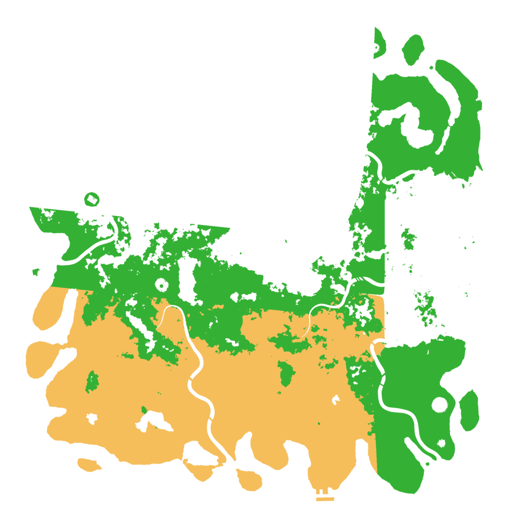 Biome Rust Map: Procedural Map, Size: 5800, Seed: 1812582738