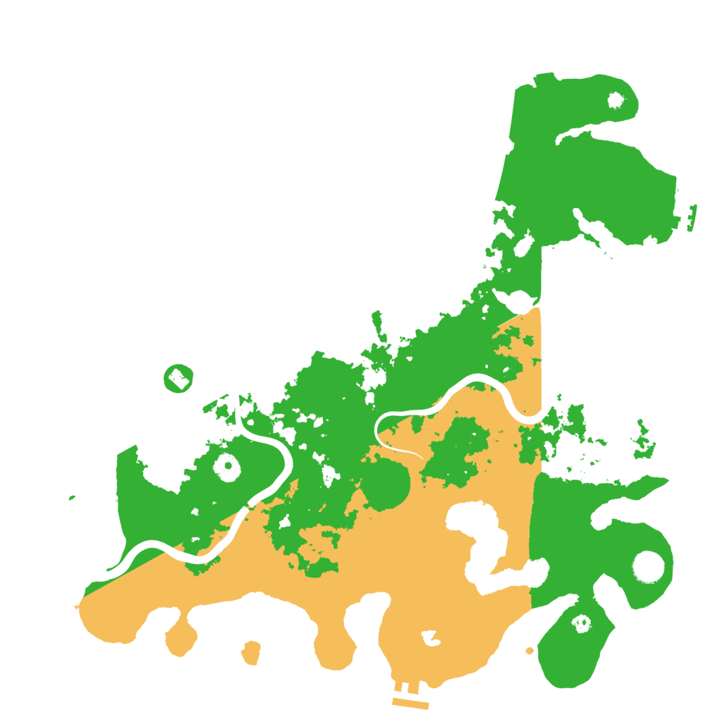 Biome Rust Map: Procedural Map, Size: 4000, Seed: 7382915