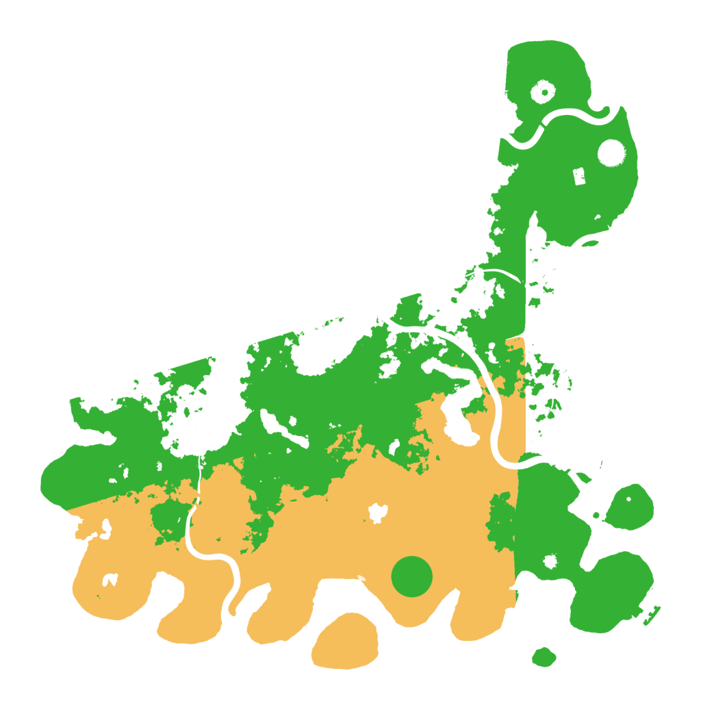 Biome Rust Map: Procedural Map, Size: 4500, Seed: 1168086037