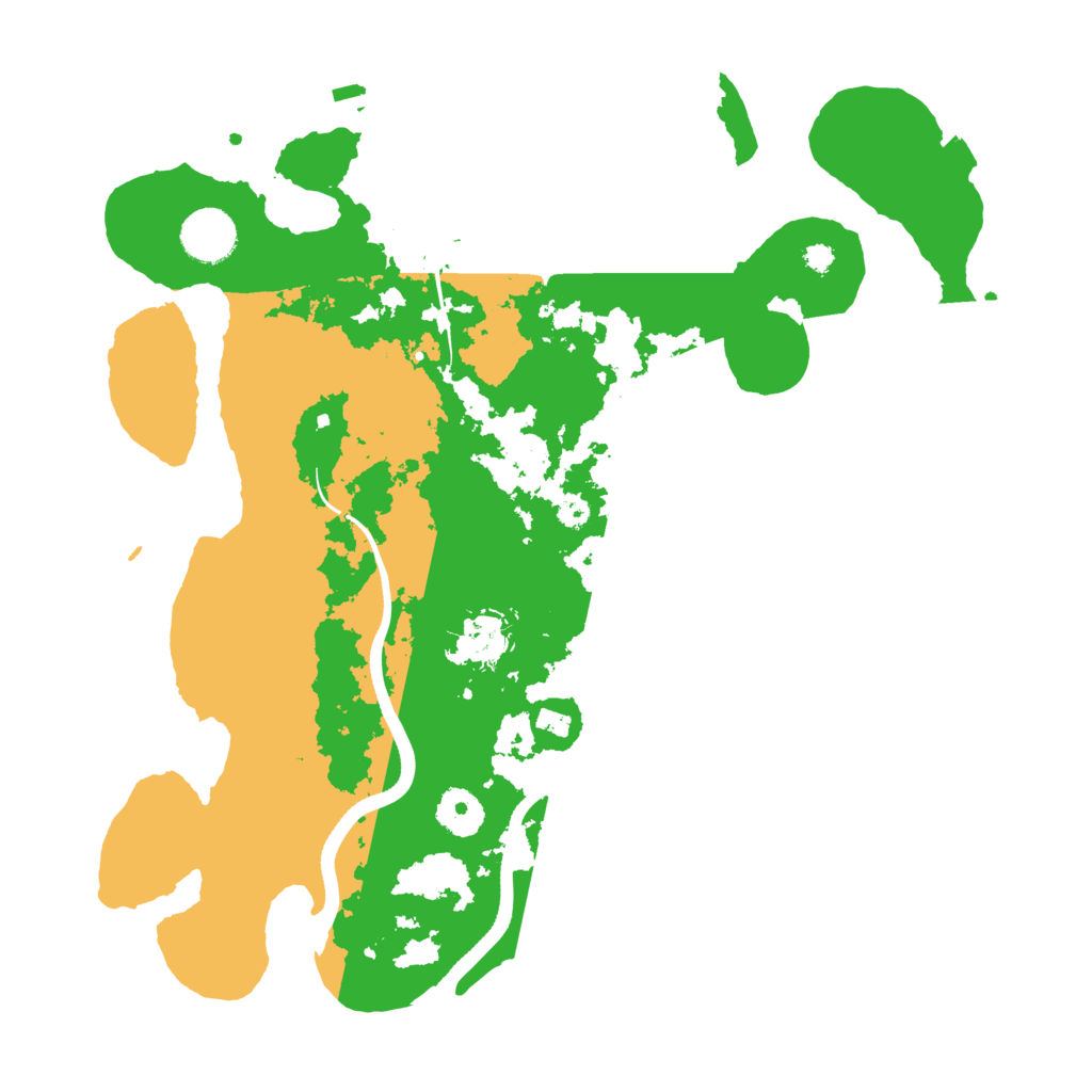 Biome Rust Map: Procedural Map, Size: 3500, Seed: 1952112805