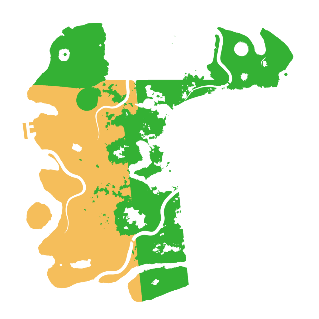 Biome Rust Map: Procedural Map, Size: 4000, Seed: 1384834657