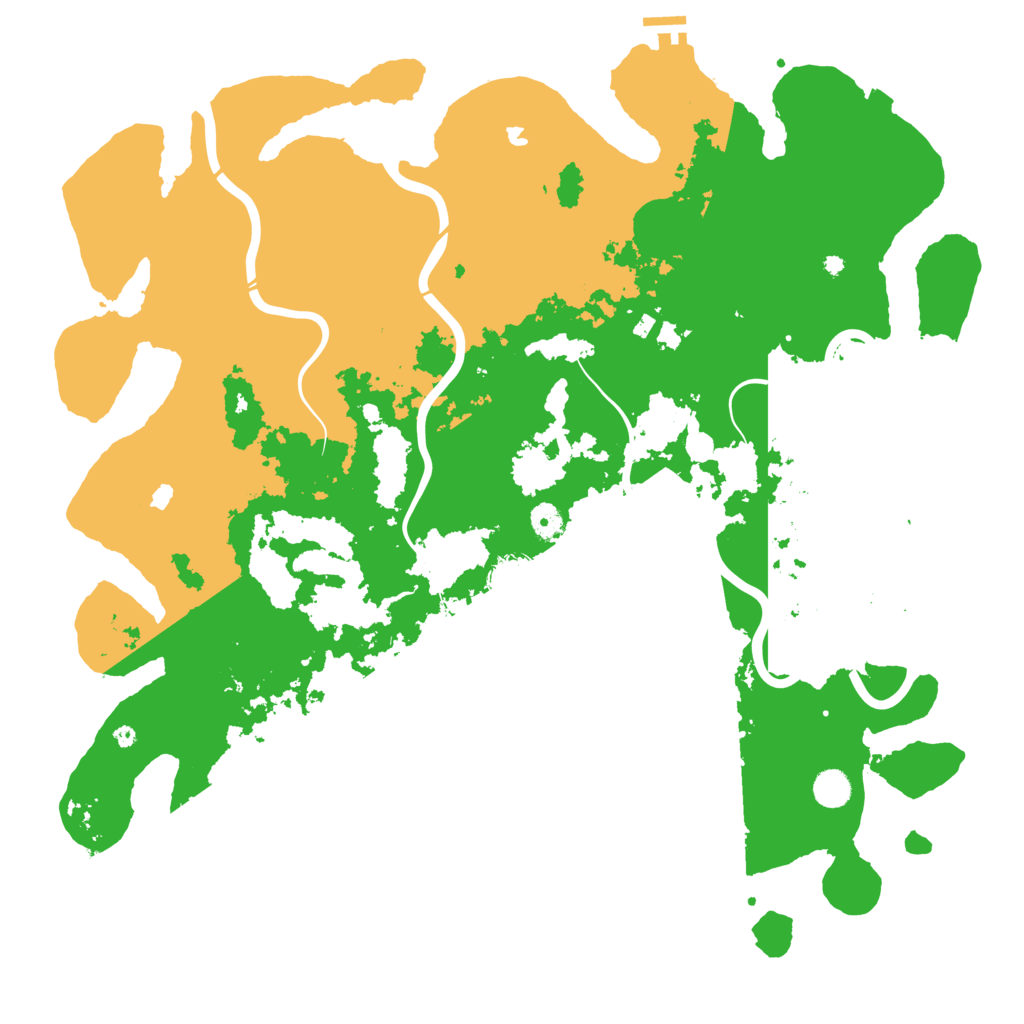 Biome Rust Map: Procedural Map, Size: 4800, Seed: 668760687