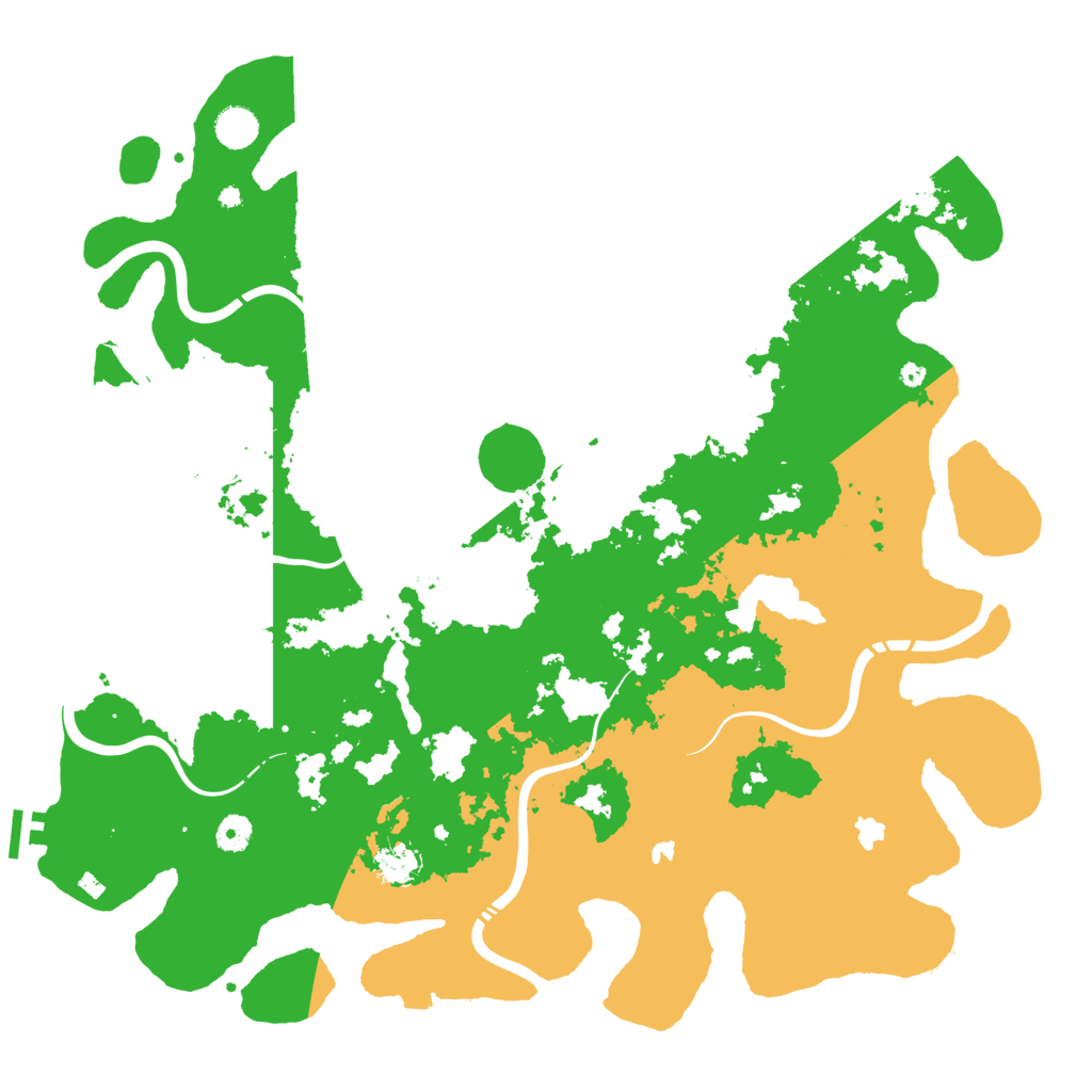 Biome Rust Map: Procedural Map, Size: 4500, Seed: 127765722