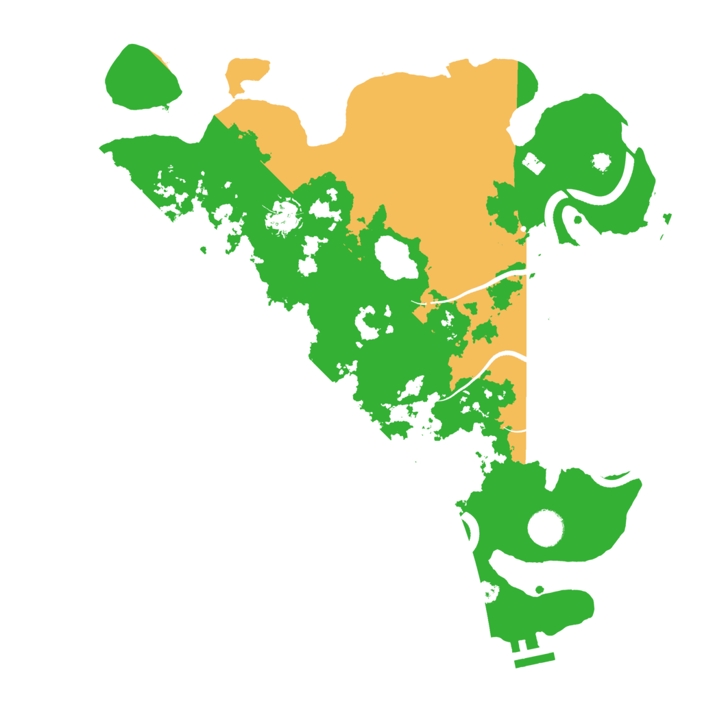 Biome Rust Map: Procedural Map, Size: 3500, Seed: 882401675