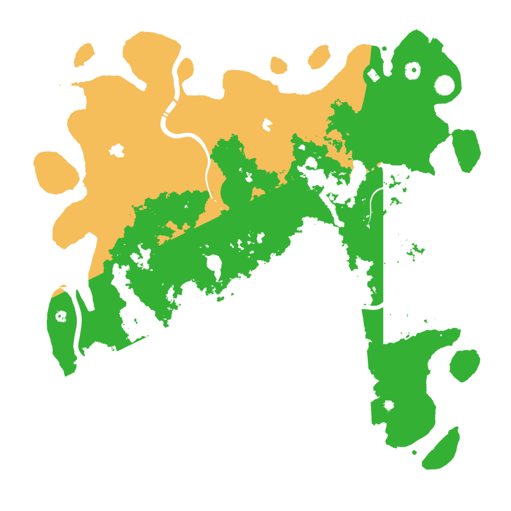 Biome Rust Map: Procedural Map, Size: 4500, Seed: 1918548652