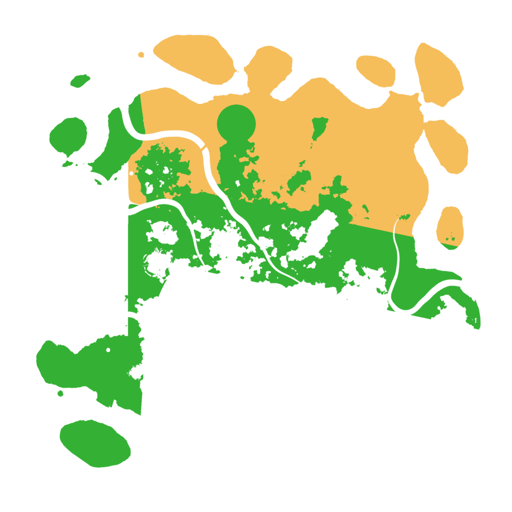 Biome Rust Map: Procedural Map, Size: 3500, Seed: 845366929