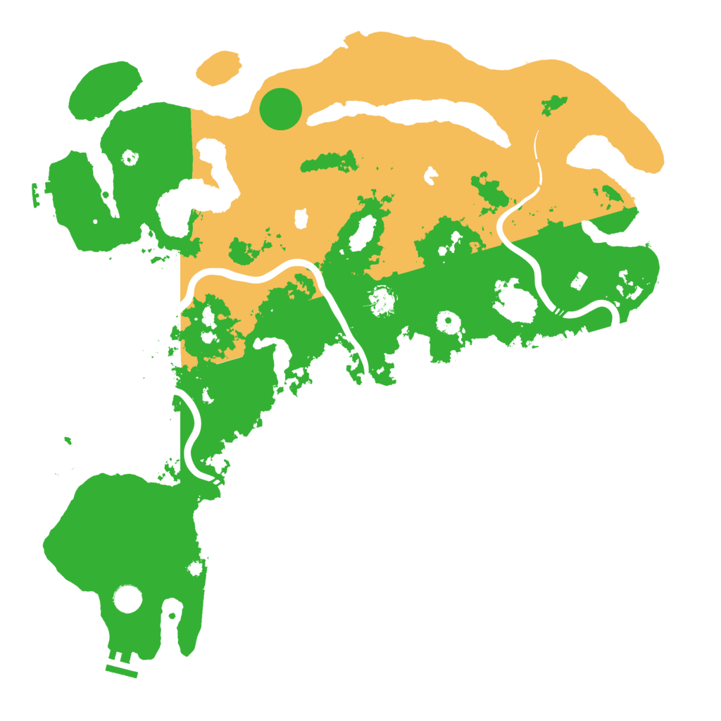 Biome Rust Map: Procedural Map, Size: 4500, Seed: 1406564883