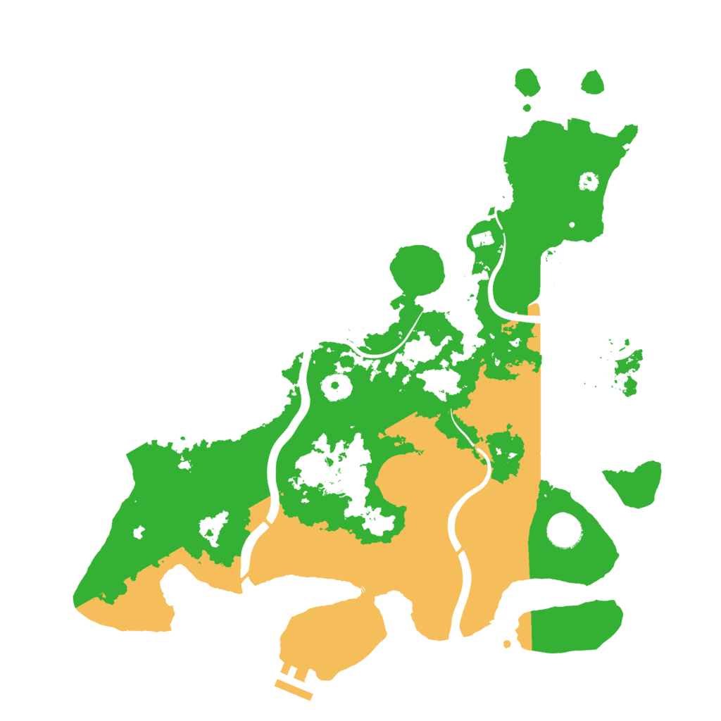 Biome Rust Map: Procedural Map, Size: 3750, Seed: 96742567