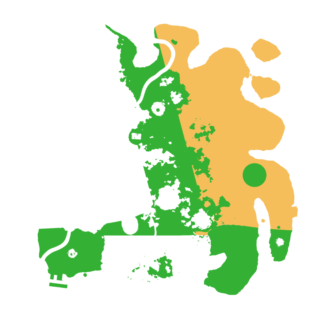 Biome Rust Map: Procedural Map, Size: 3500, Seed: 1174629208