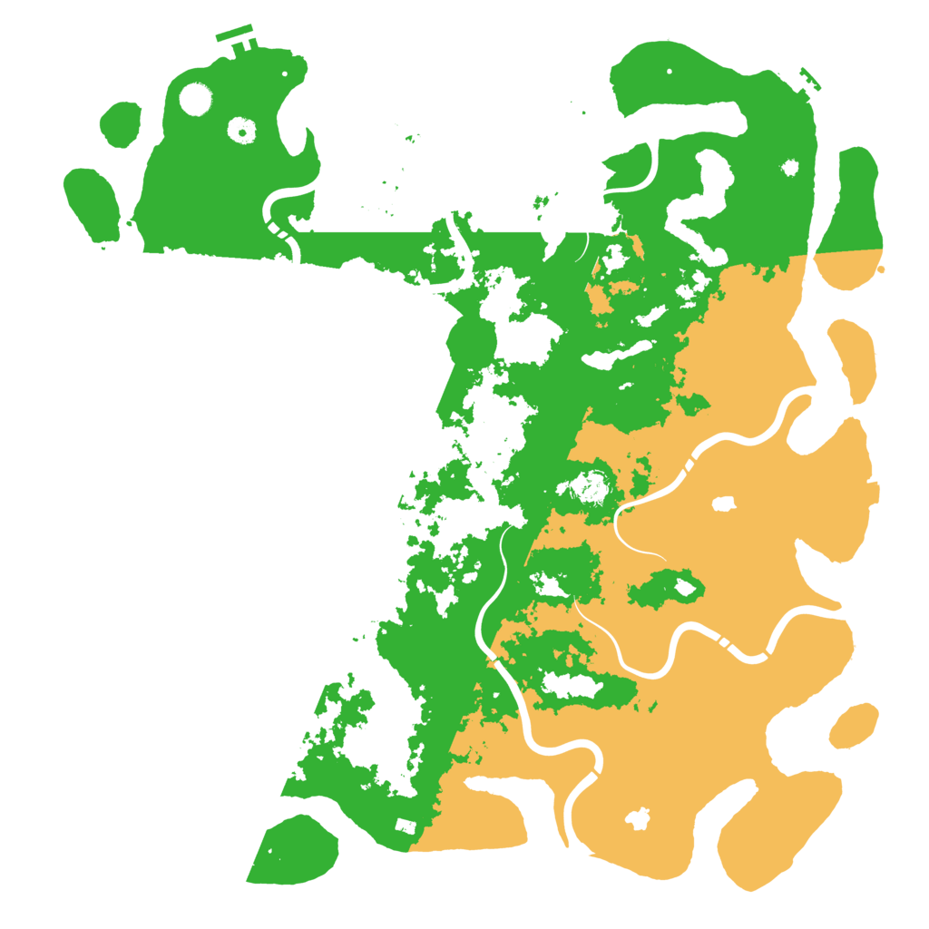 Biome Rust Map: Procedural Map, Size: 5000, Seed: 1897067399