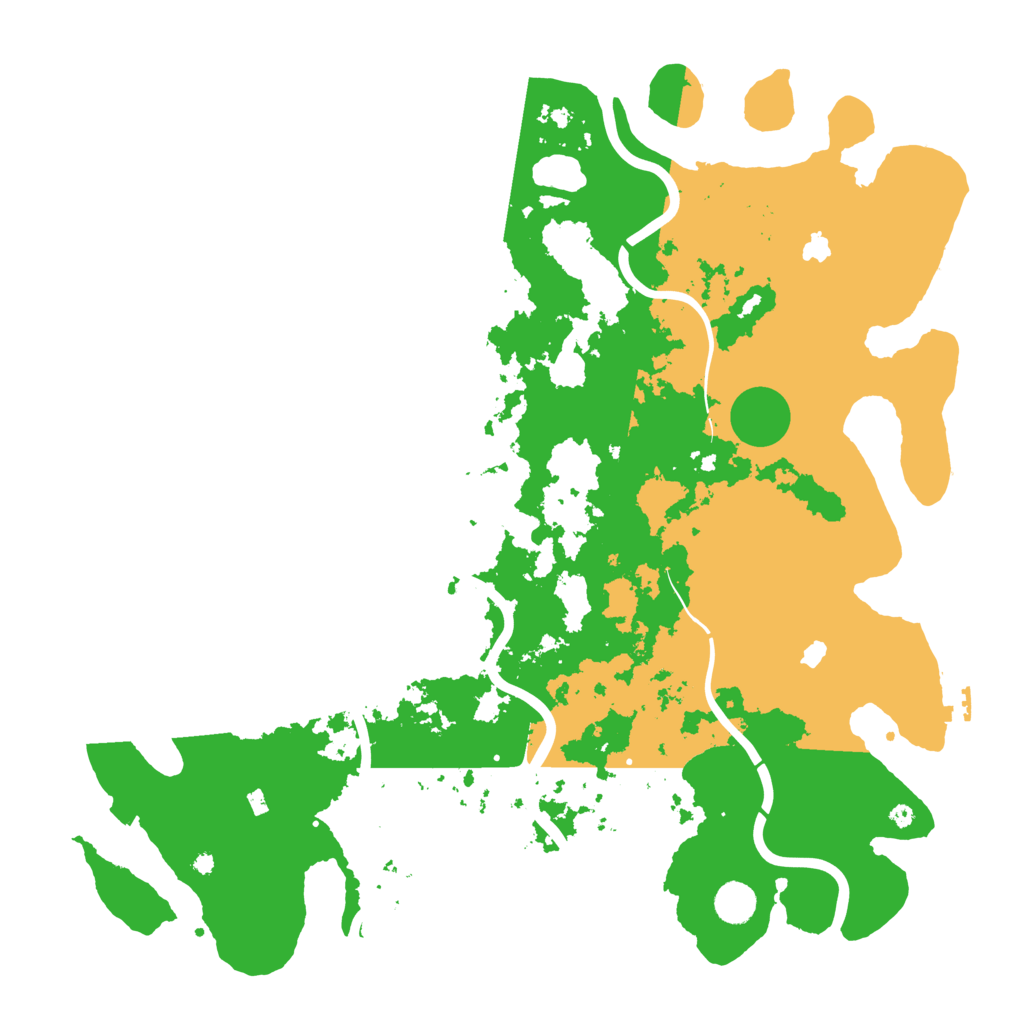 Biome Rust Map: Procedural Map, Size: 4500, Seed: 1242938519