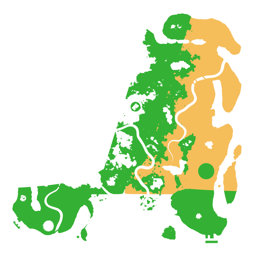 Biome Rust Map: Procedural Map, Size: 4250, Seed: 1086896264