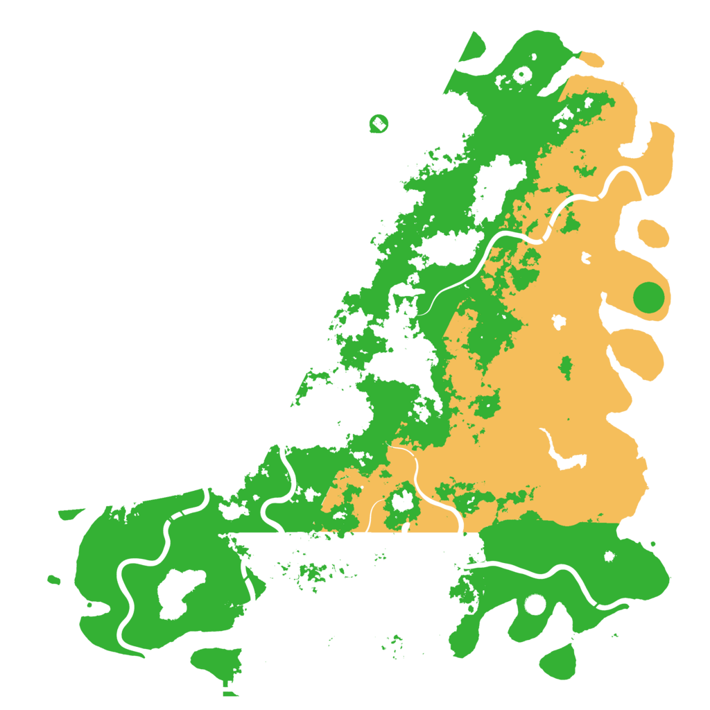 Biome Rust Map: Procedural Map, Size: 6000, Seed: 19802017