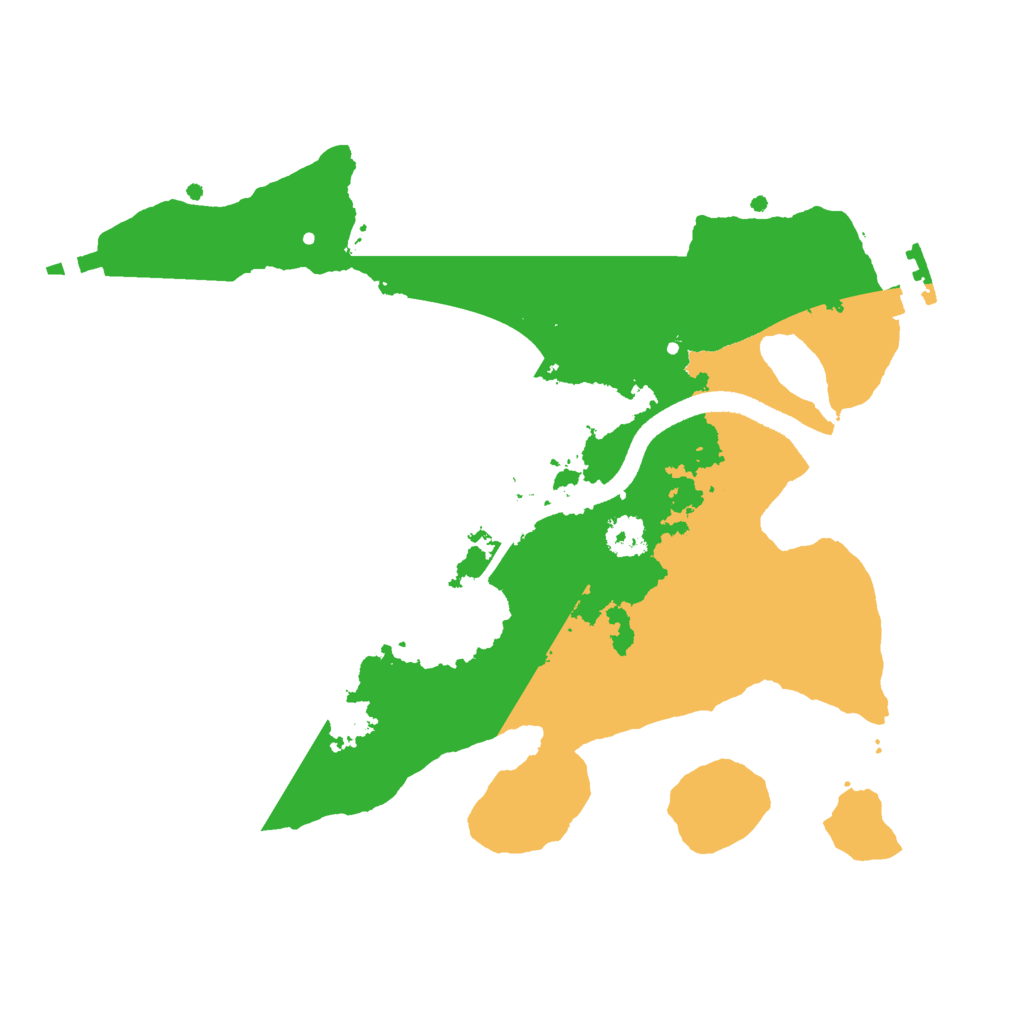 Biome Rust Map: Procedural Map, Size: 2500, Seed: 649094632