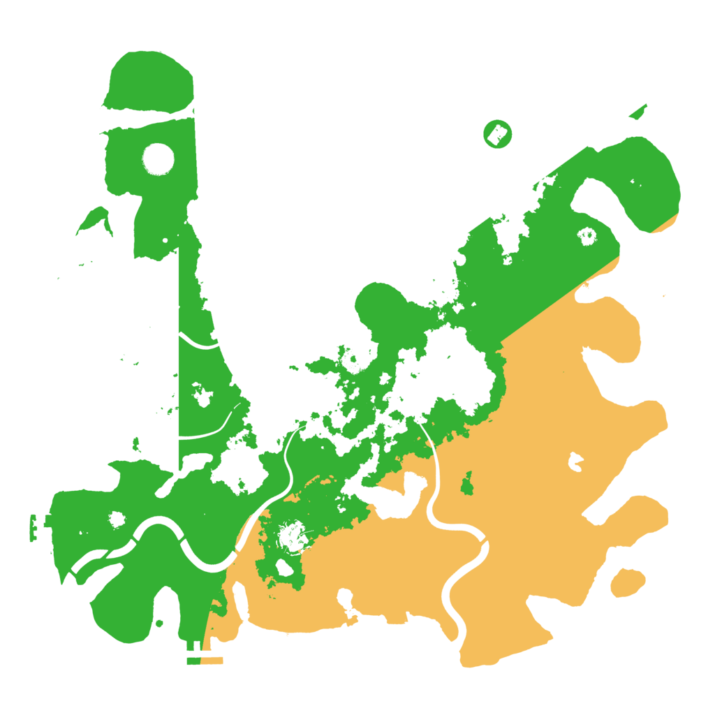 Biome Rust Map: Procedural Map, Size: 4000, Seed: 1818352698