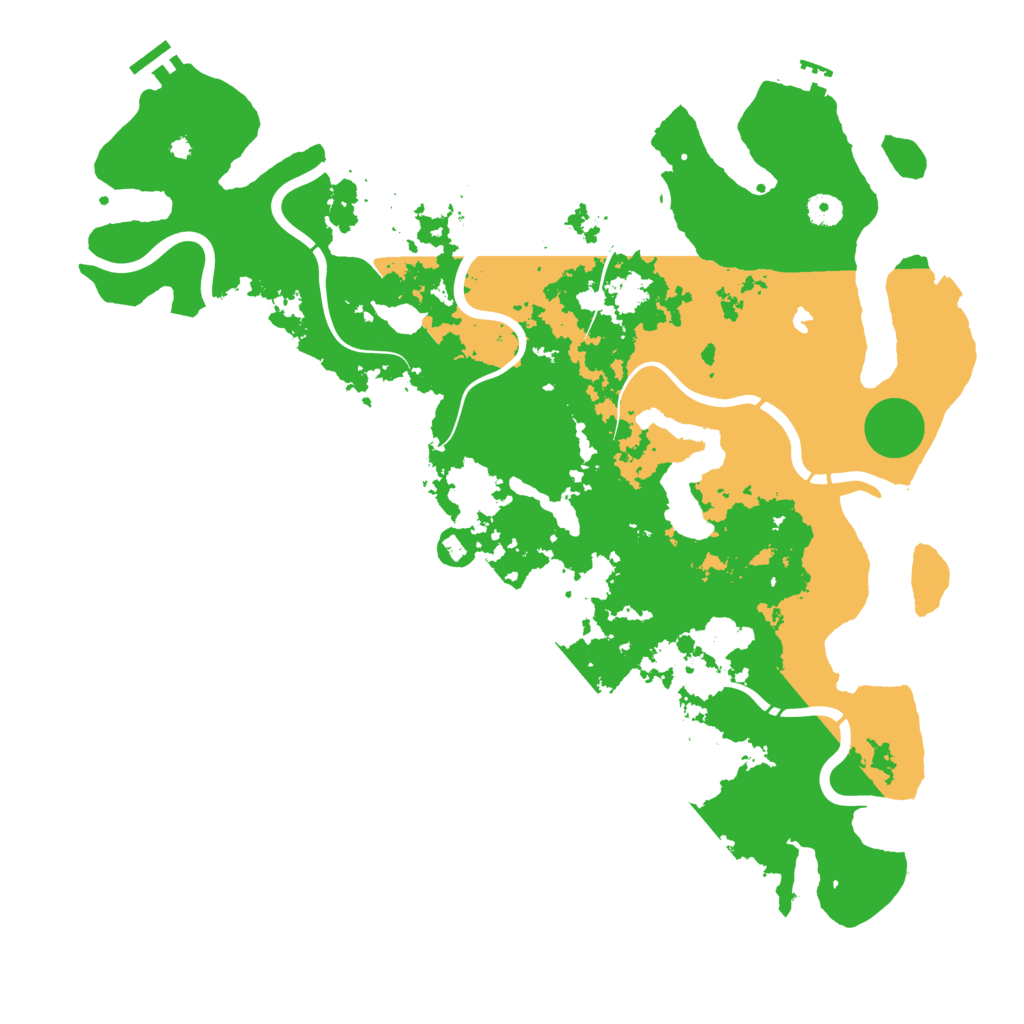 Biome Rust Map: Procedural Map, Size: 4500, Seed: 517421091