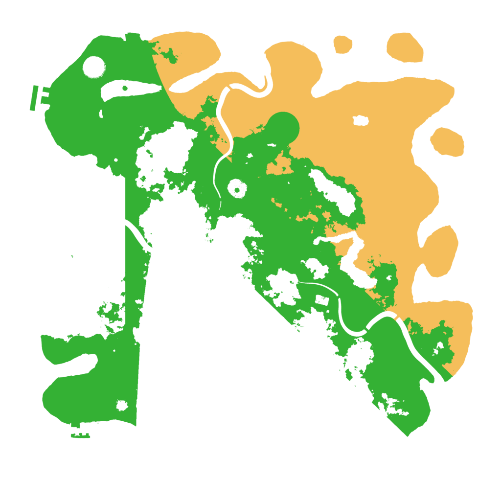 Biome Rust Map: Procedural Map, Size: 4000, Seed: 1196315807
