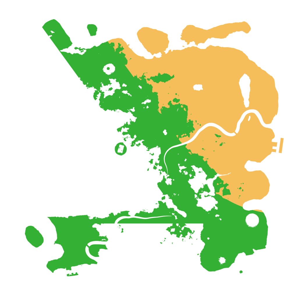 Biome Rust Map: Procedural Map, Size: 4000, Seed: 53096080