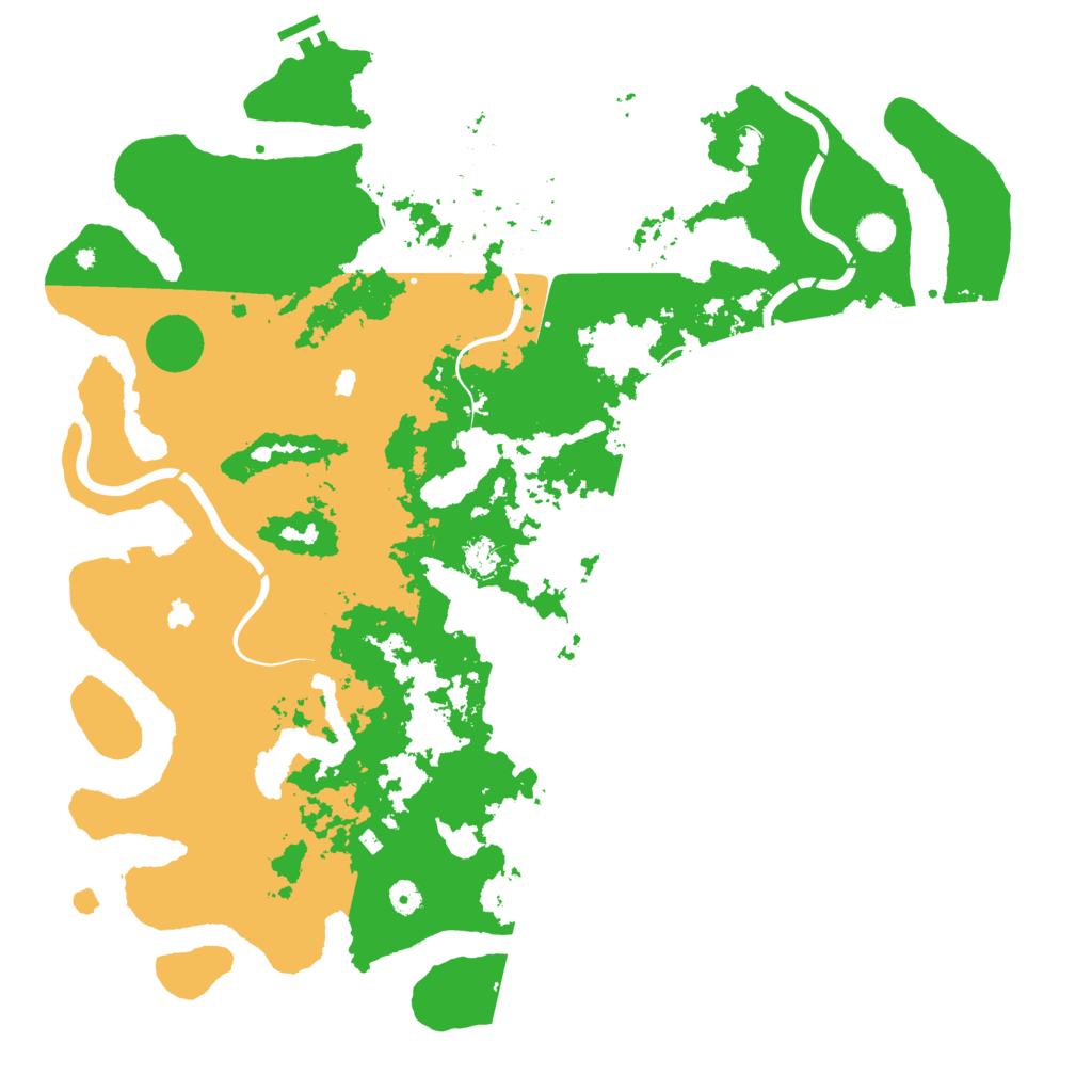 Biome Rust Map: Procedural Map, Size: 5000, Seed: 1830452641