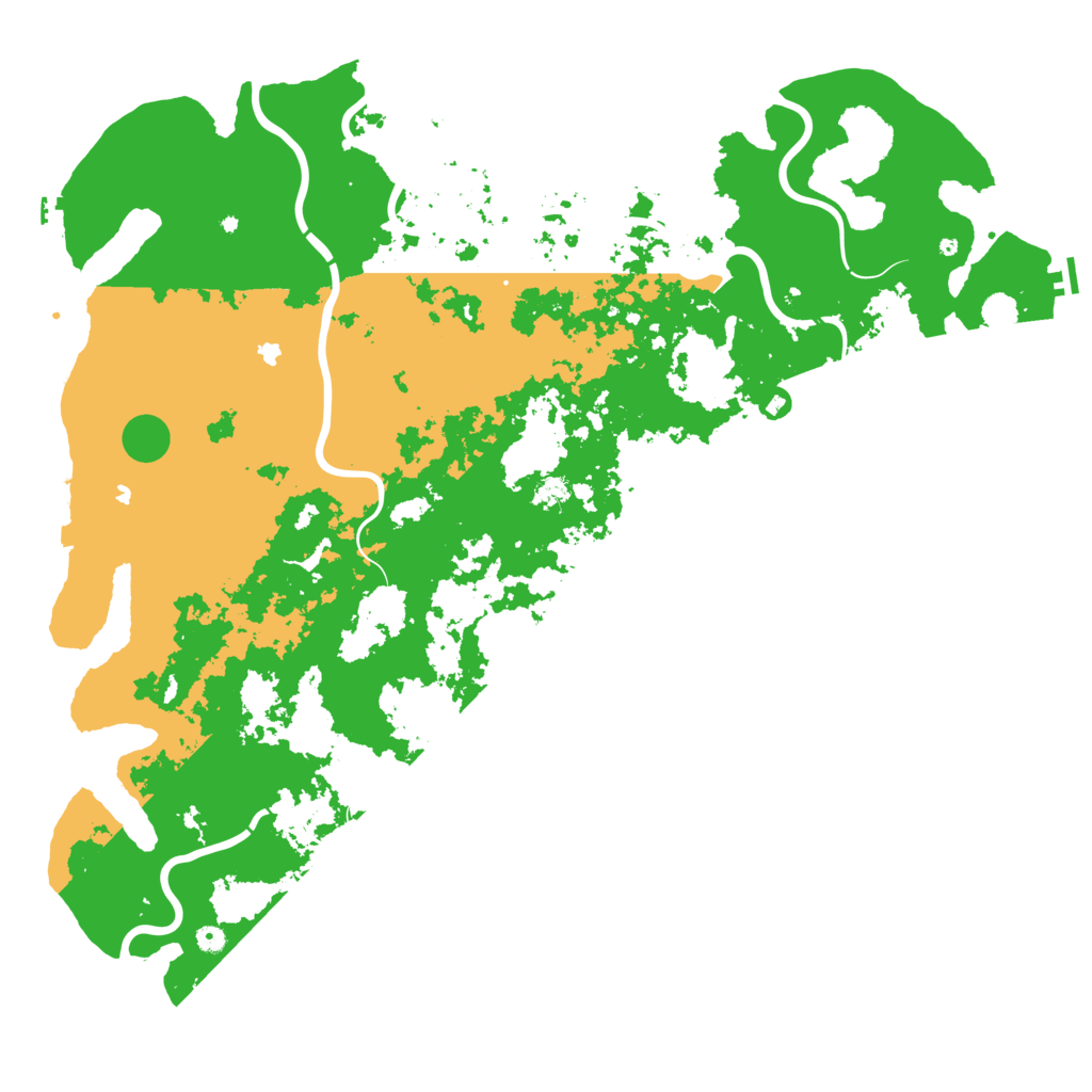 Biome Rust Map: Procedural Map, Size: 6000, Seed: 1580390501
