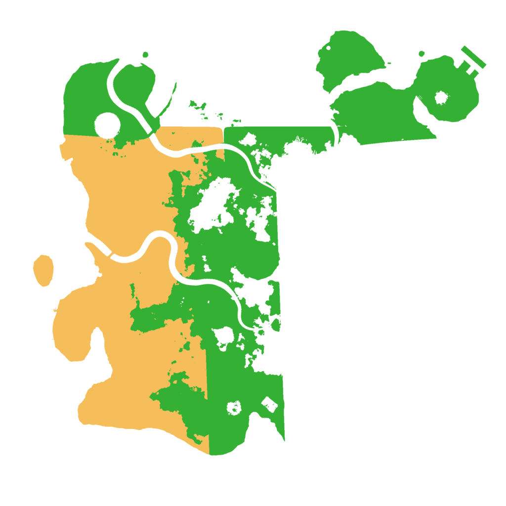 Biome Rust Map: Procedural Map, Size: 3500, Seed: 1350334715