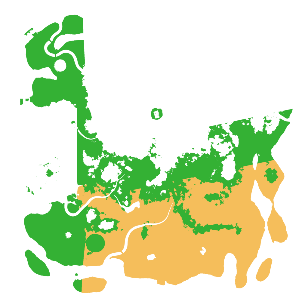 Biome Rust Map: Procedural Map, Size: 4500, Seed: 962697394