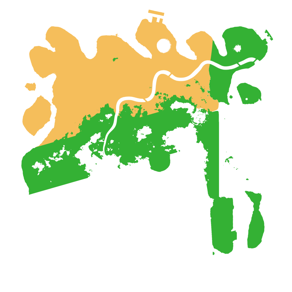 Biome Rust Map: Procedural Map, Size: 3700, Seed: 1947383161