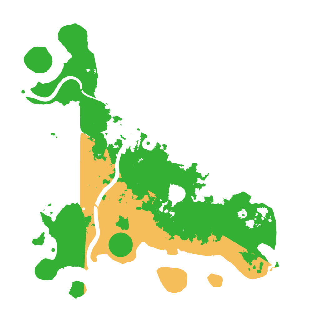 Biome Rust Map: Procedural Map, Size: 3500, Seed: 1961630396