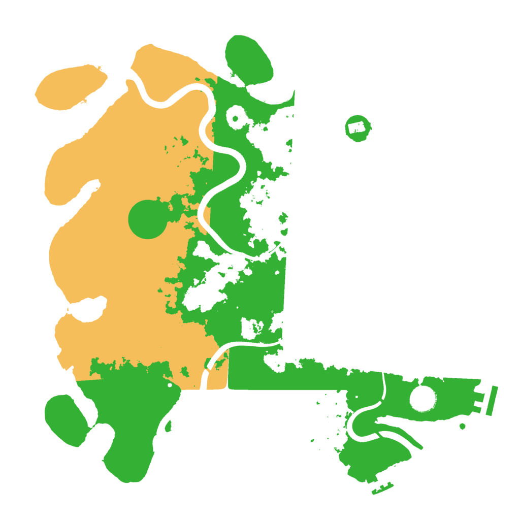 Biome Rust Map: Procedural Map, Size: 3500, Seed: 1862367569