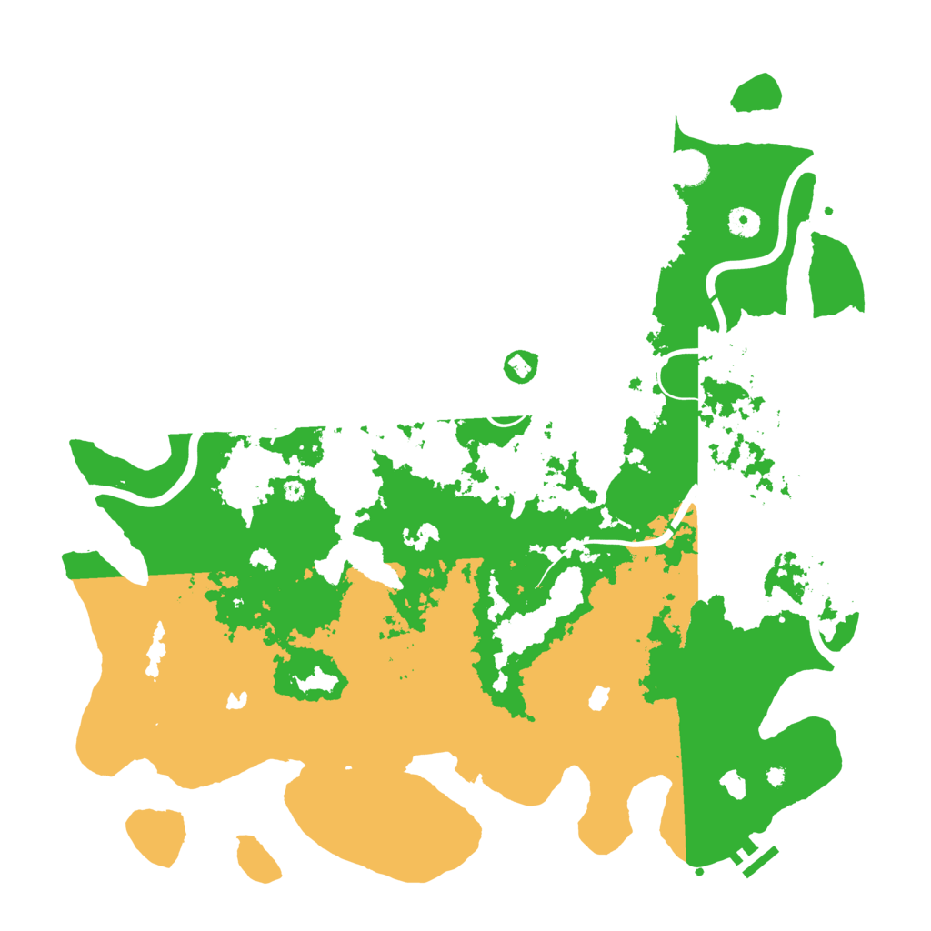 Biome Rust Map: Procedural Map, Size: 4500, Seed: 237289752