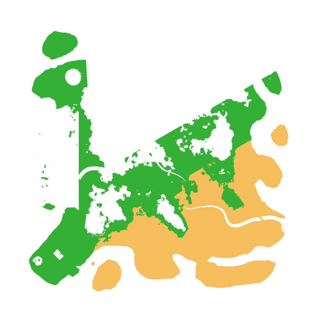 Biome Rust Map: Procedural Map, Size: 3500, Seed: 1293705724