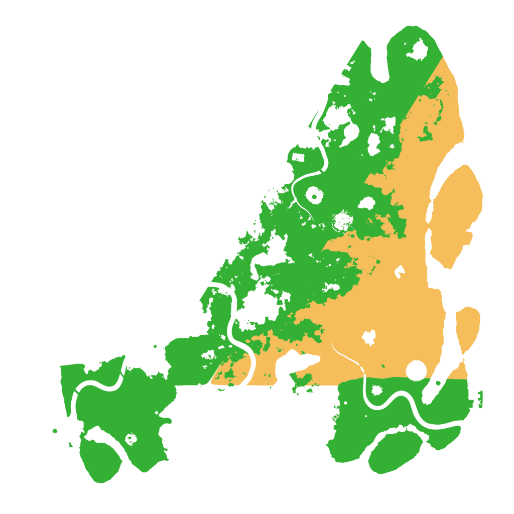 Biome Rust Map: Procedural Map, Size: 4500, Seed: 733779765
