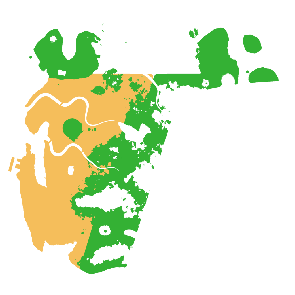 Biome Rust Map: Procedural Map, Size: 4050, Seed: 1742867715