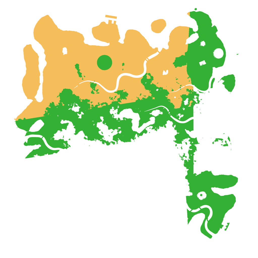 Biome Rust Map: Procedural Map, Size: 4500, Seed: 389755842