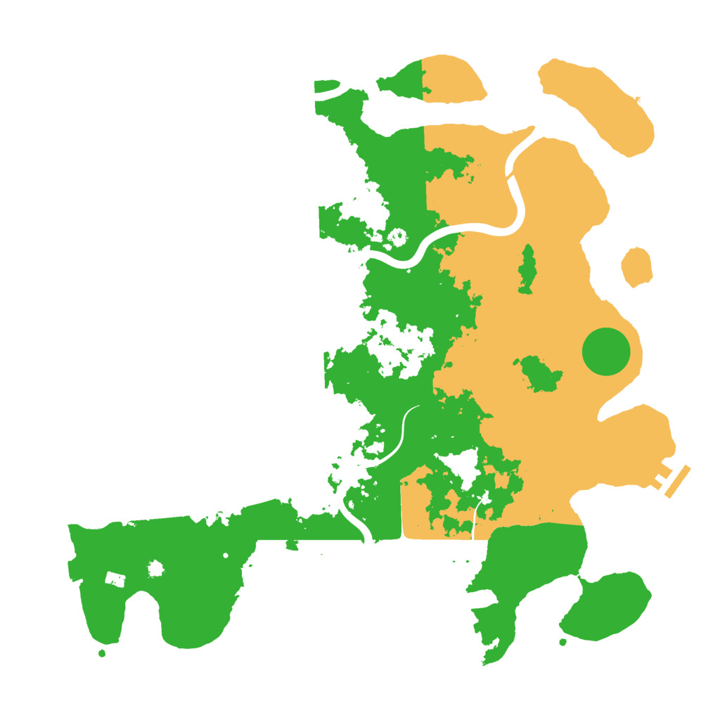 Biome Rust Map: Procedural Map, Size: 3950, Seed: 1605900049