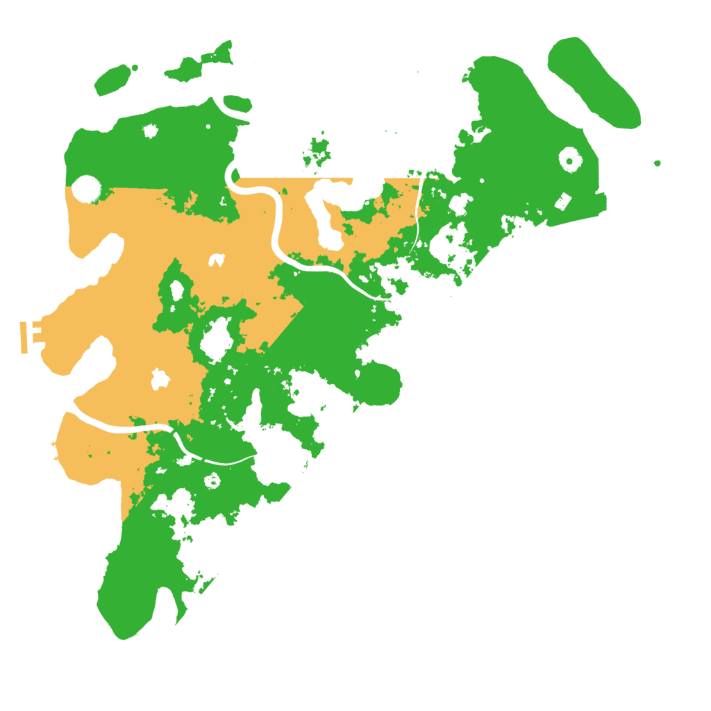 Biome Rust Map: Procedural Map, Size: 4500, Seed: 15947218