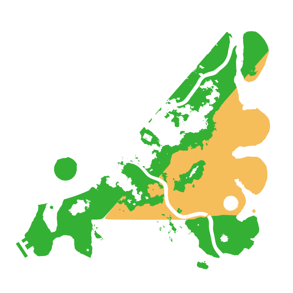 Biome Rust Map: Procedural Map, Size: 3500, Seed: 1078988927