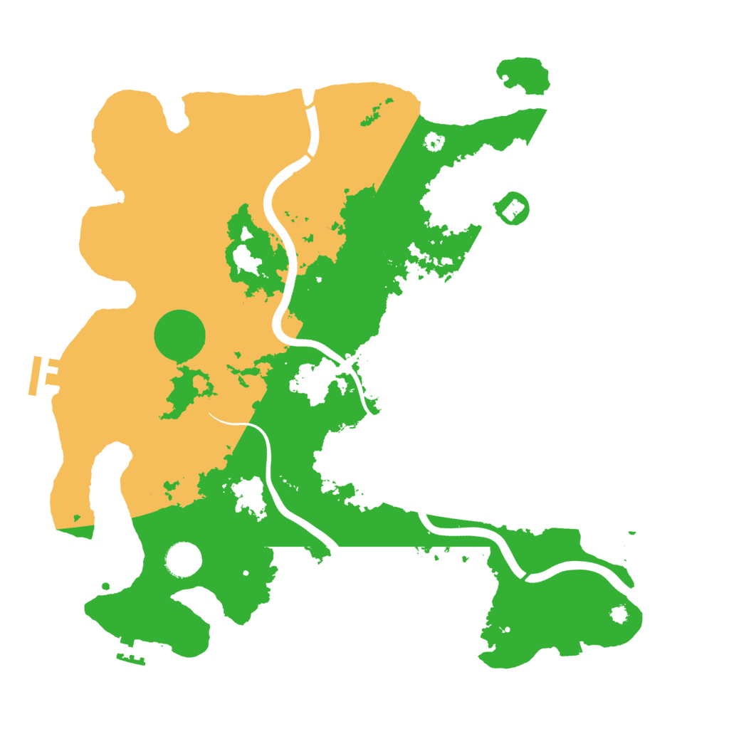 Biome Rust Map: Procedural Map, Size: 3750, Seed: 187036652