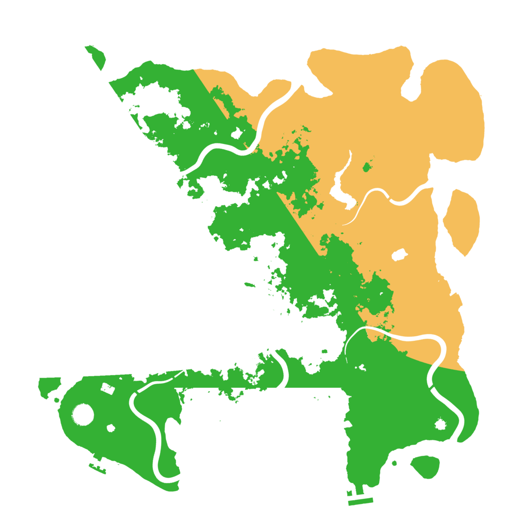 Biome Rust Map: Procedural Map, Size: 4200, Seed: 2131722548