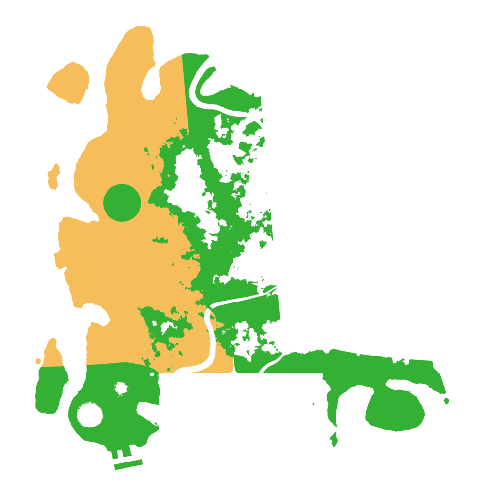 Biome Rust Map: Procedural Map, Size: 3500, Seed: 1840257152