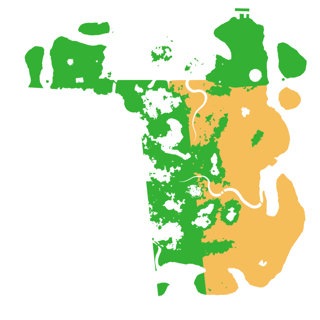 Biome Rust Map: Procedural Map, Size: 4500, Seed: 489772772